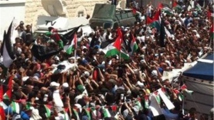 Batı Şeria'a 6 şehit için görkemli cenaze töreni düzenlendi