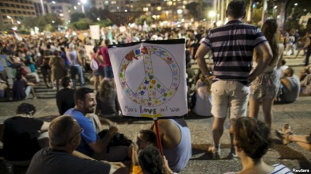 加沙举行集会谴责以色列袭击盖兰迪耶难民营