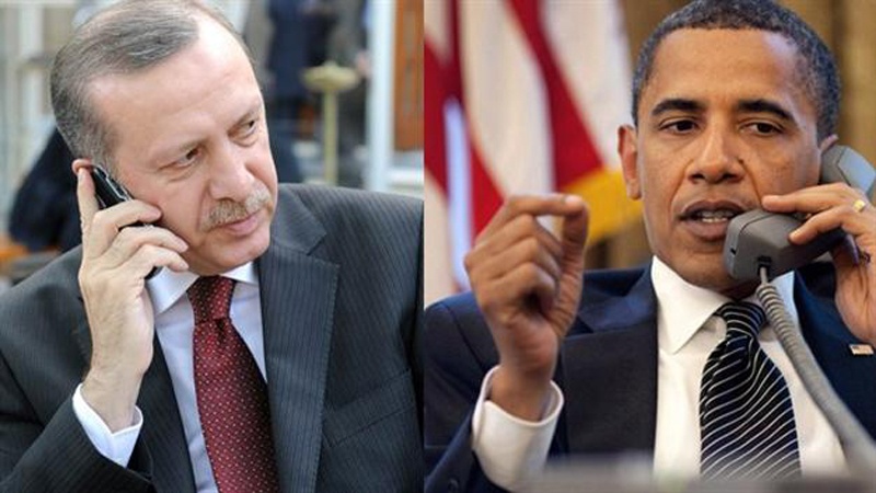 Erdoğan'la Obama telefonda görüştü