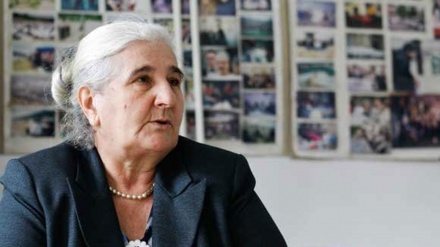 Munira Subašić, predsjednica udruženja majki enklava Srebrenica i Žepe