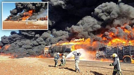 Irak hava kuvvetleri, IŞİD'in yakıt tankerlerini imha etti