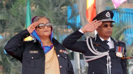 পুলিশ সপ্তাহ ২০১৬ উদ্বোধনে প্রধানমন্ত্রী শেখ হাসিনা