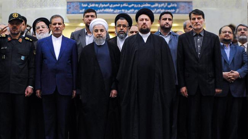 イラン大統領、「ホメイニー師は、イランの歴史上、類まれなる人物だった」