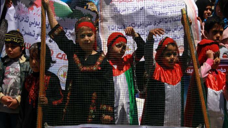 ガザ地区で、反シオニストデモ集会が実施