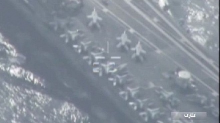 İran'ın Silahla donatılmış İHA'sı ABD savaş gemisi üstünde uçtu