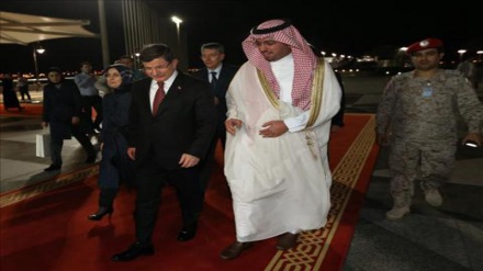 Davutoglu u dvorcu Ale Sauda