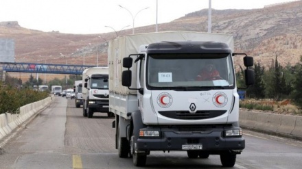 Güneş Şam Bölgesine İnsani Yardım Gönderildi