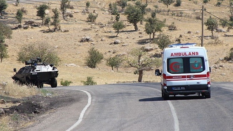 Zırhlı Araç geçerken bomba patladı!