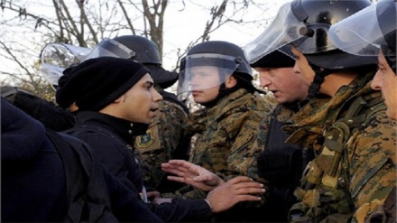 הפליטים הפגינו באתונה, במחאה על ההסכם בין האיחוד וטורקיה