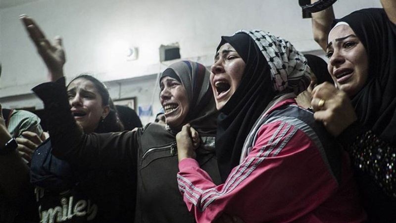 シオニスト政権の攻撃により、パレスチナ人女性1名が殉教