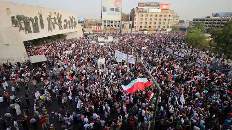 Bağdat'ta Irak halkından gösteri
