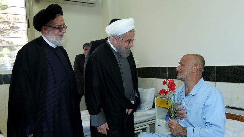 Ruhani gazileri ziyaret etti