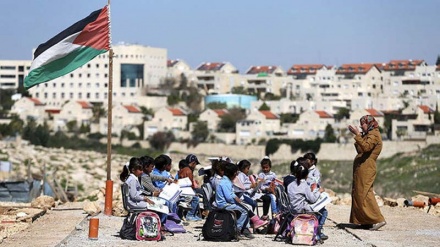 Klasa e mësimit të fëmijëve palestinezë
