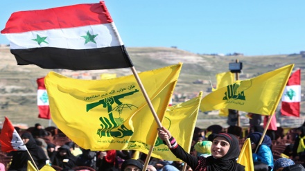 Suriye halkından Hizbullah'a destek
