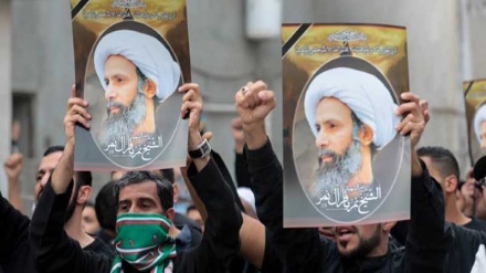 Bahrainis march to mark Sheikh Nimr al-Nimr’s execution