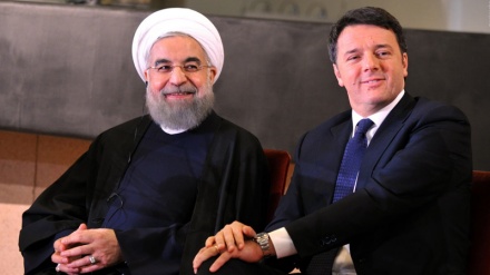  دیدار صدر اعظم ایتالیا با رئیس جمهوری ایران در نیویورک 