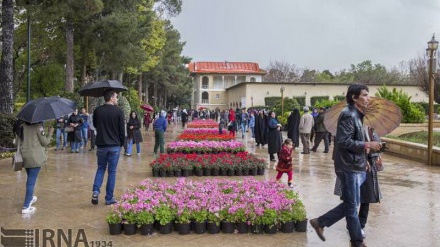 Исторические сады в городе Шираз