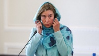 Федерика Могерини и Мухаммад Джавад Зариф