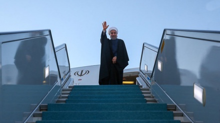 Presidente Rouhani regressou à  casa