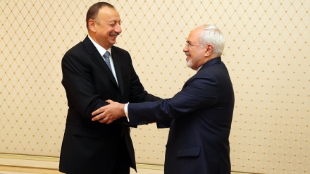 Zarif se reúne con presidente de Azerbaiyán