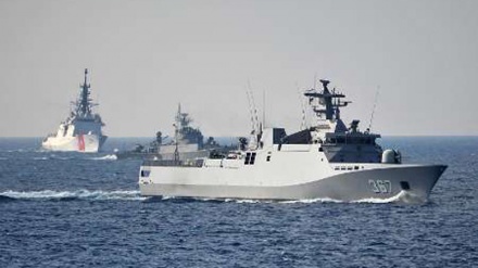 南シナ海での中国の軍事演習