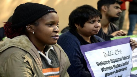 अफ़्रीक़ी मूल के नागरिकों पर हमलों के ख़िलाफ़ दिल्ली में प्रदर्शन