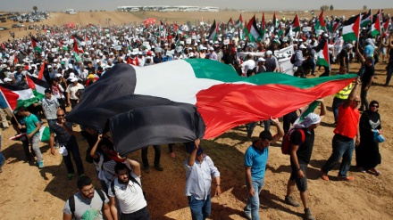 Warga Gaza Demo Protes Blokade Israel