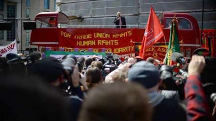 Londra'da 1 Mayıs işçi günü kutlandı