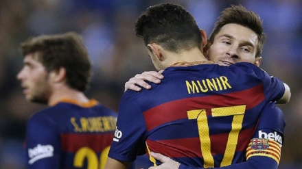 ברצלונה הביסה 0:5 את אספניול