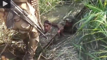 इराक़, ऐसा पुल जिसके खम्बे खुद स्वयंसेवी बल के जवान हैं+ वीडियो