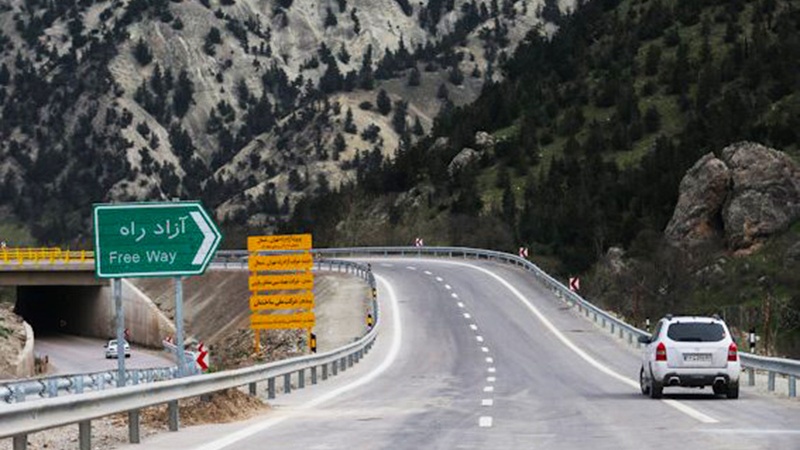 Eröffnung des längsten Tunnels Westasiens auf der Autobahn Teheran-Nord