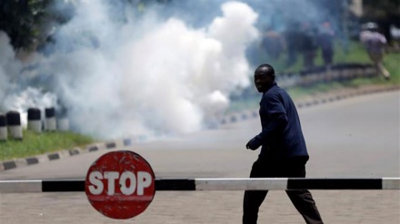 One killed in Kenya as police, protesters clash ahead of election