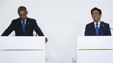 日本首相、アメリカ大統領に抗議