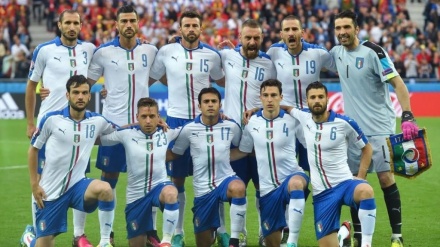 Euro 2016: ultimo allenamento dell'Italia prima della partita con l'Irlanda