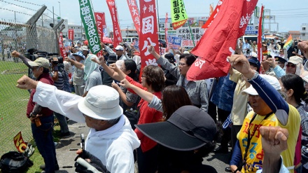 Ribuan Demonstran Jepang Protes Kehadiran Militer AS