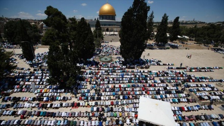 Sala ya kwanza ya Ijumaa Mwezi wa Ramadhani katika Msikiti wa Al Aqsa