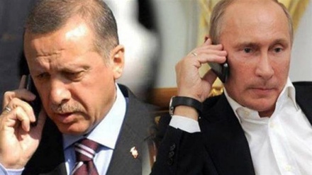 توافق پوتین و اردوغان درباره هماهنگی بیشتر اقدامات در سوریه 