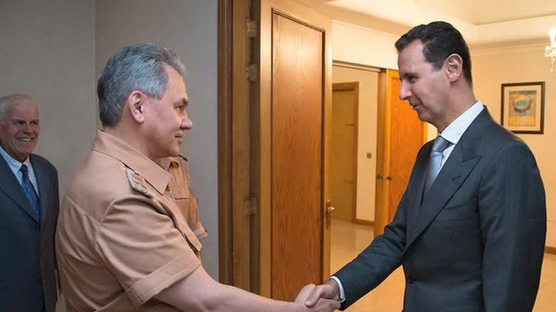 ロシア国防相が、シリア大統領と会談
