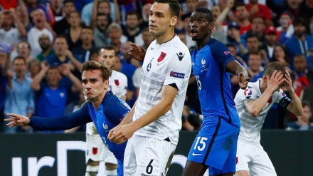 יורו 2016: צרפת ניצחה את אלבניה ועלתה לשמינית הגמר