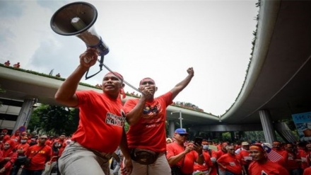 Demonstration zur Unterstützung der Demokratie in Malaysia