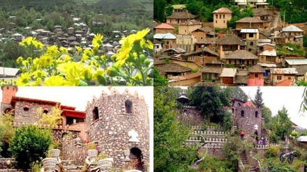 Pubelo de Kandalous en provincia Mazandaran, norte de Irán