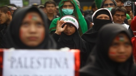 شرکت هزاران تن از مردم اندونزی در راهپیمایی روز قدس