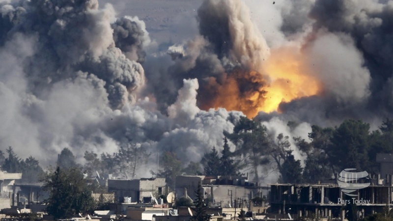 حملات هوایی آمریکا به شرق سوریه