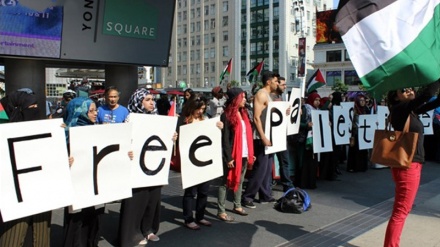 Toronto'da Dünya Kudüs Günü Mitingi