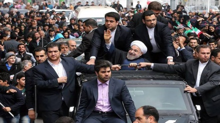 Ziyarar Shugaba Rauhani A Yankin Kurdawa Na Kermanshah Da Ke Yammacin Iran