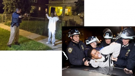 アメリカで黒人が人種差別の犠牲に


