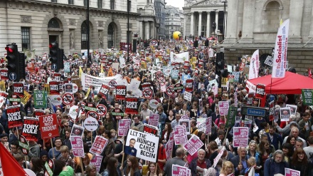 Marcha junta milhares em Londres contra saída da União Europeia
