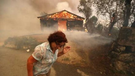 Foto del giorno: incendi in Portogallo