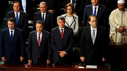 Kula kiapo baraza la pili la mawaziri la Tunisia katika kipindi cha miezi 18