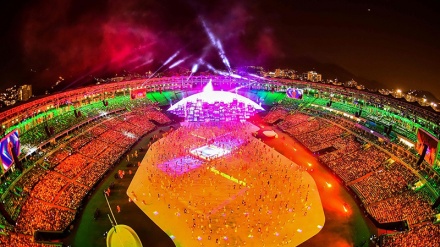 Die iranischen Sportler im Olympiadorf von Rio 